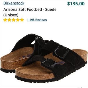 Arizona Soft Footbed Suede Birkenstock Sandals